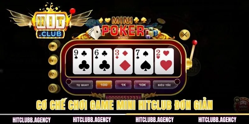 Cơ chế chơi game mini HITCLUB đơn giản