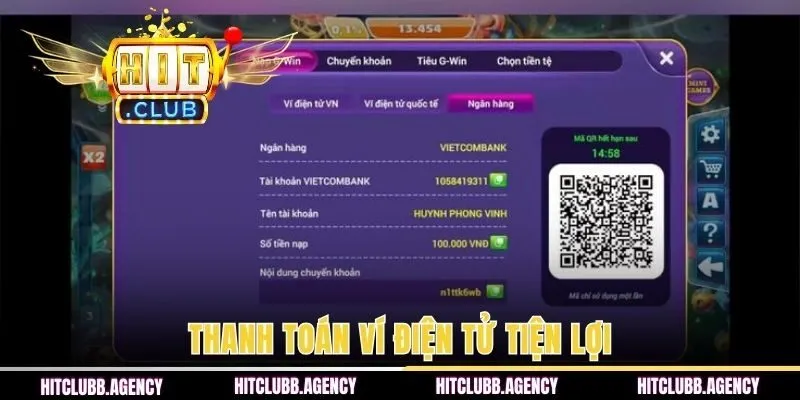 Thanh toán ví điện tử tiện lợi